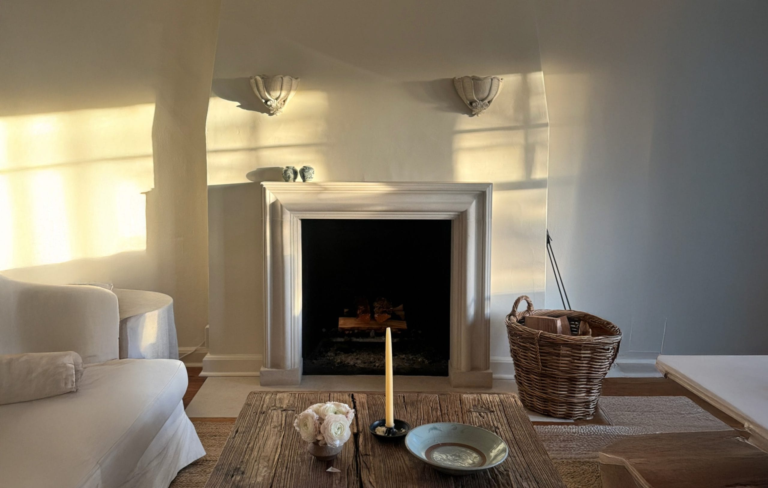 Stone fireplace design 1